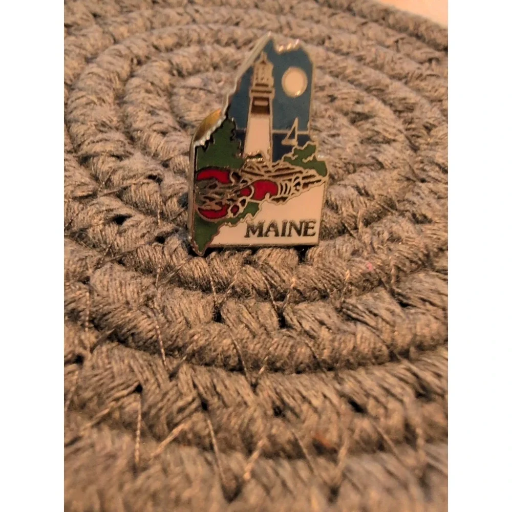 United States Secret Service Maine Police Lapel Pin